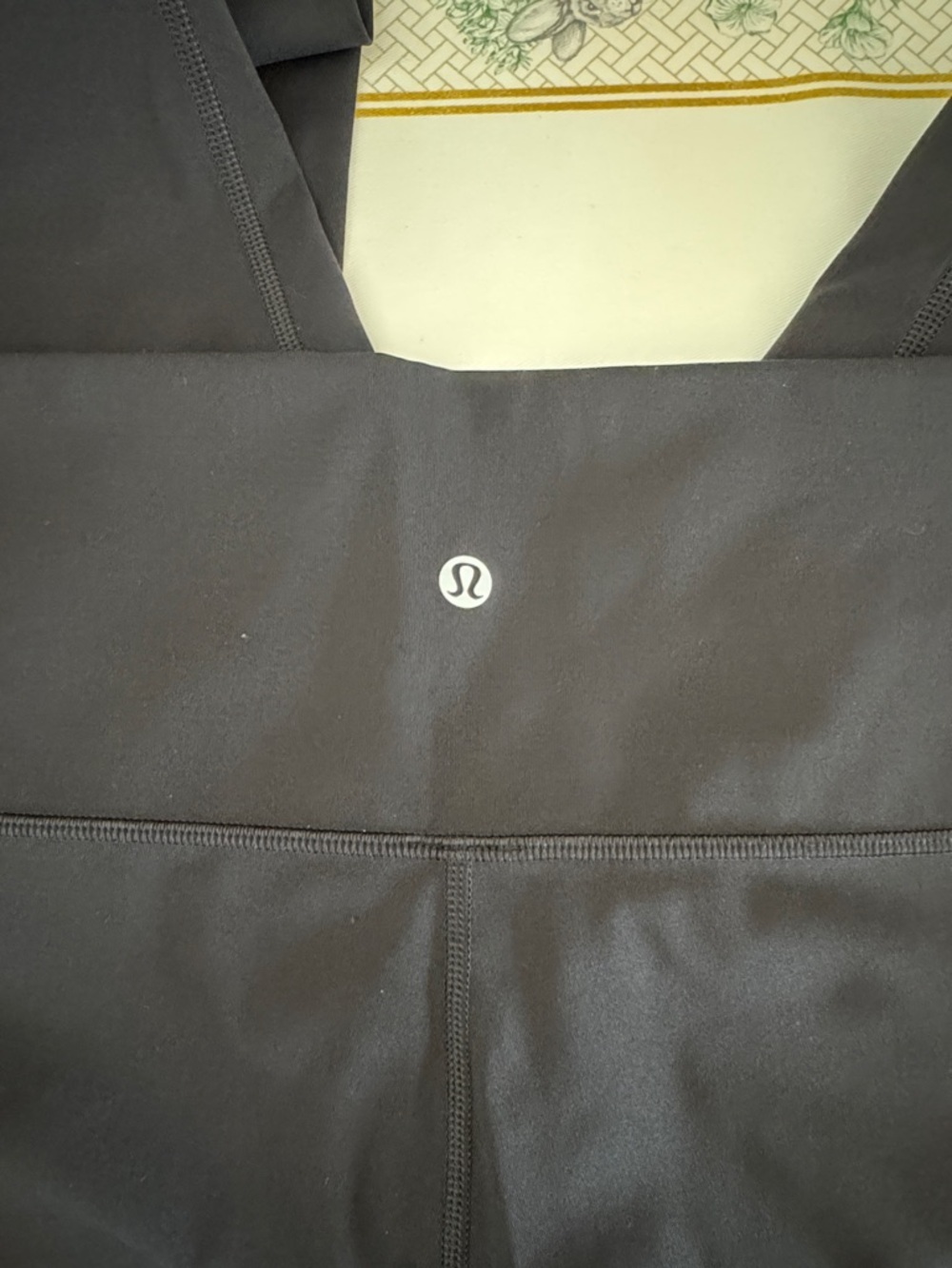 Lululemon Wunder Under Black High-Rise Leggings with Signature Logo sz 18